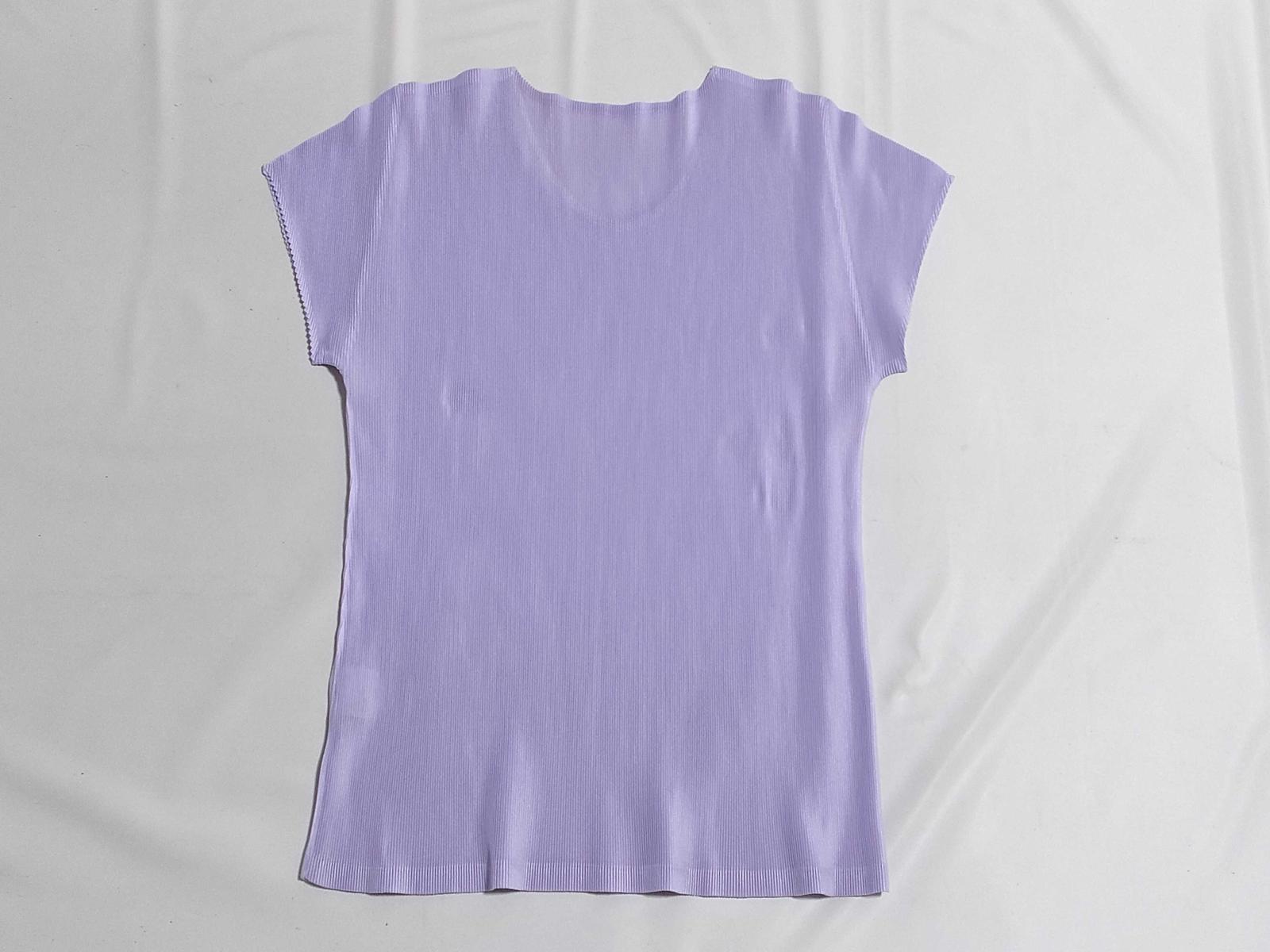 Pleats Please Issey Miyake Purple Top