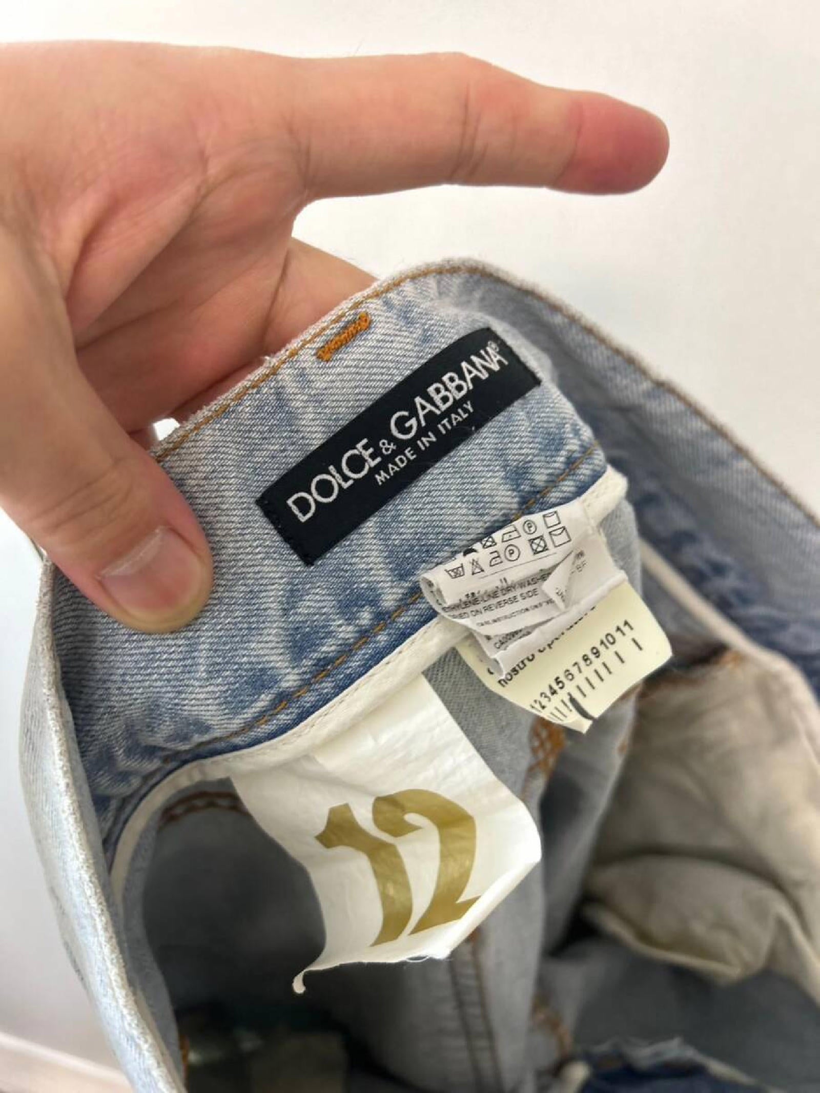 Dolce & Gabbana Y2K Archive Denim Jeans