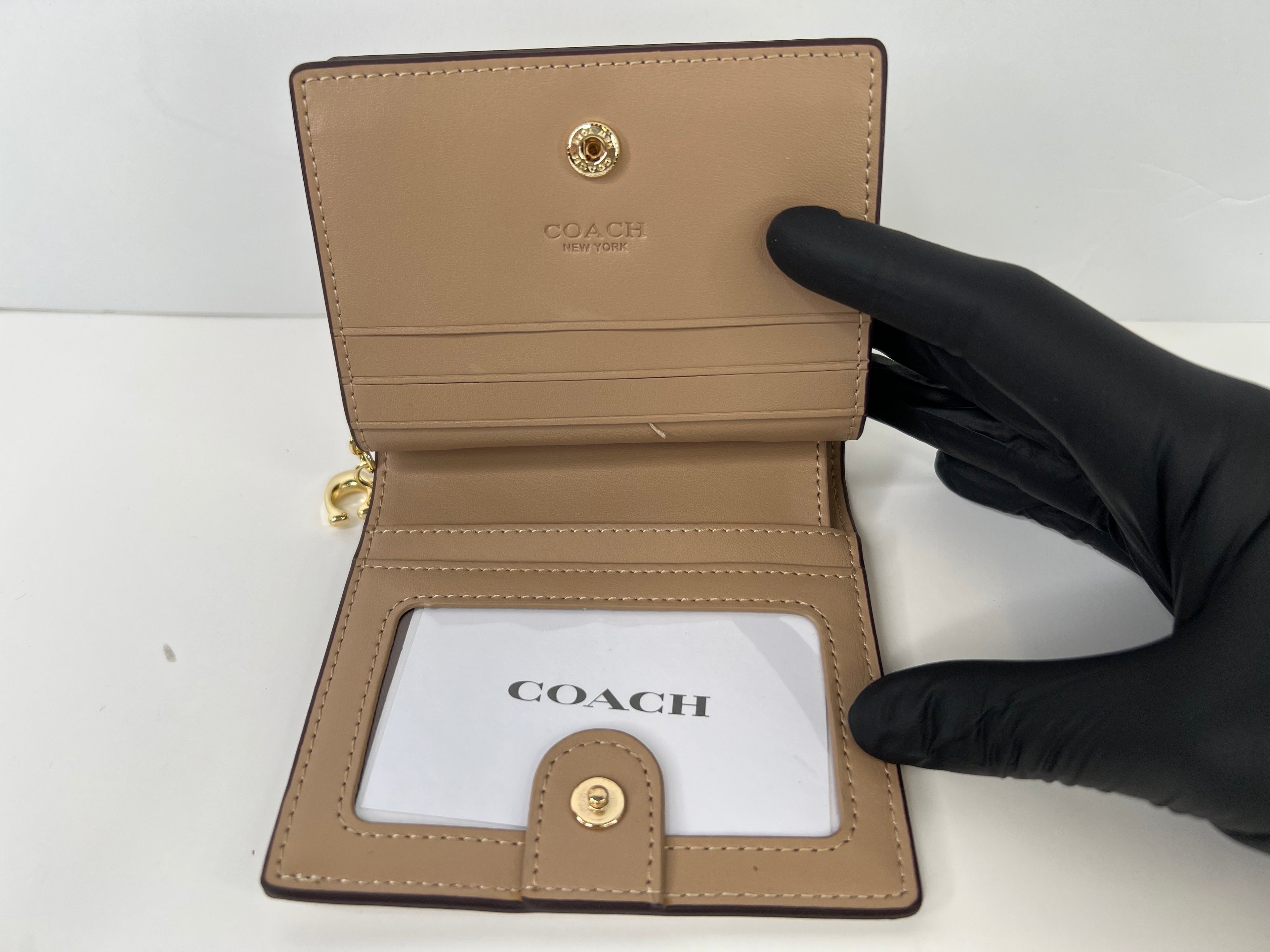 Coach Leather Bi-Fold Wallet