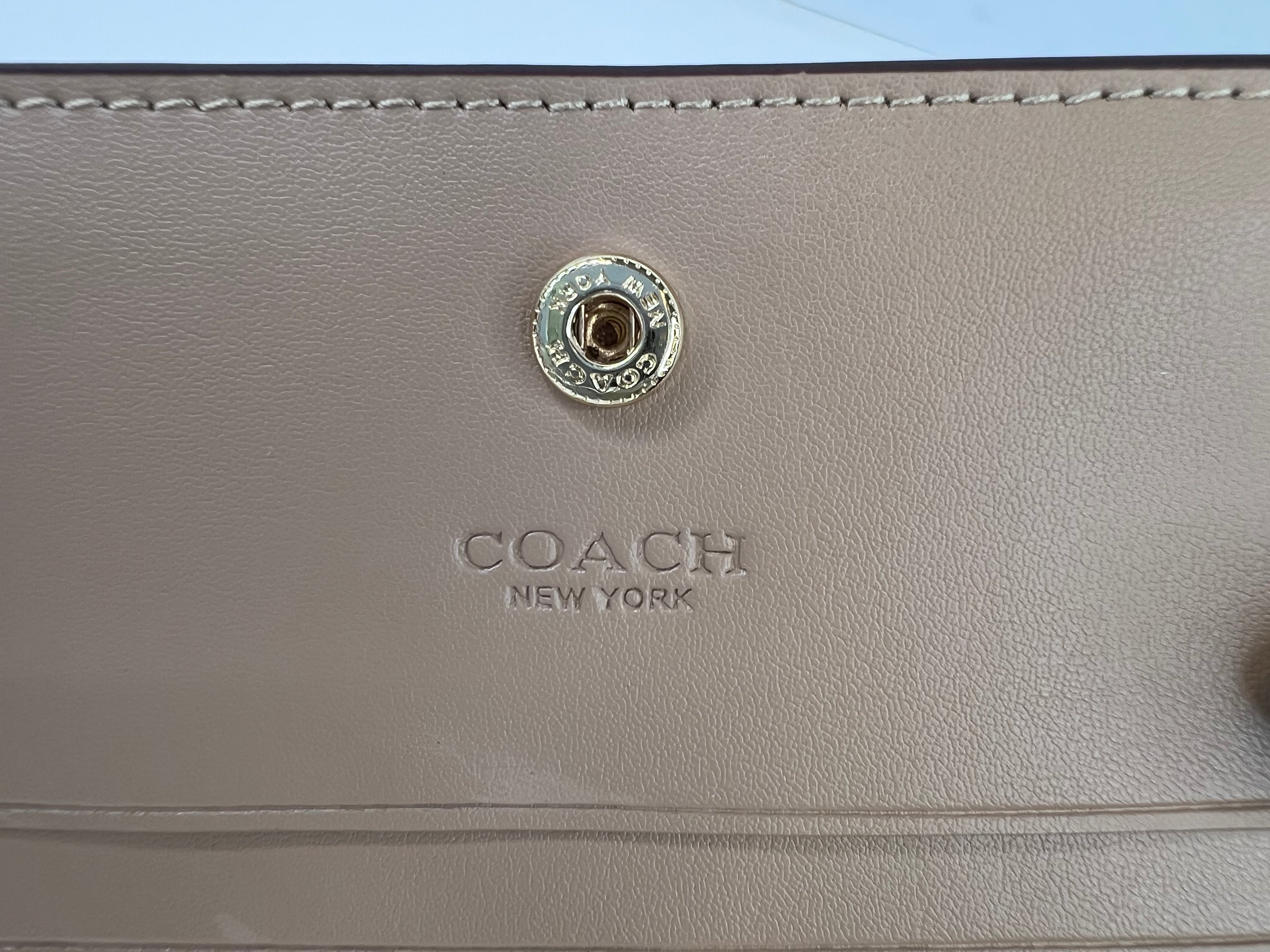 Coach Leather Bi-Fold Wallet
