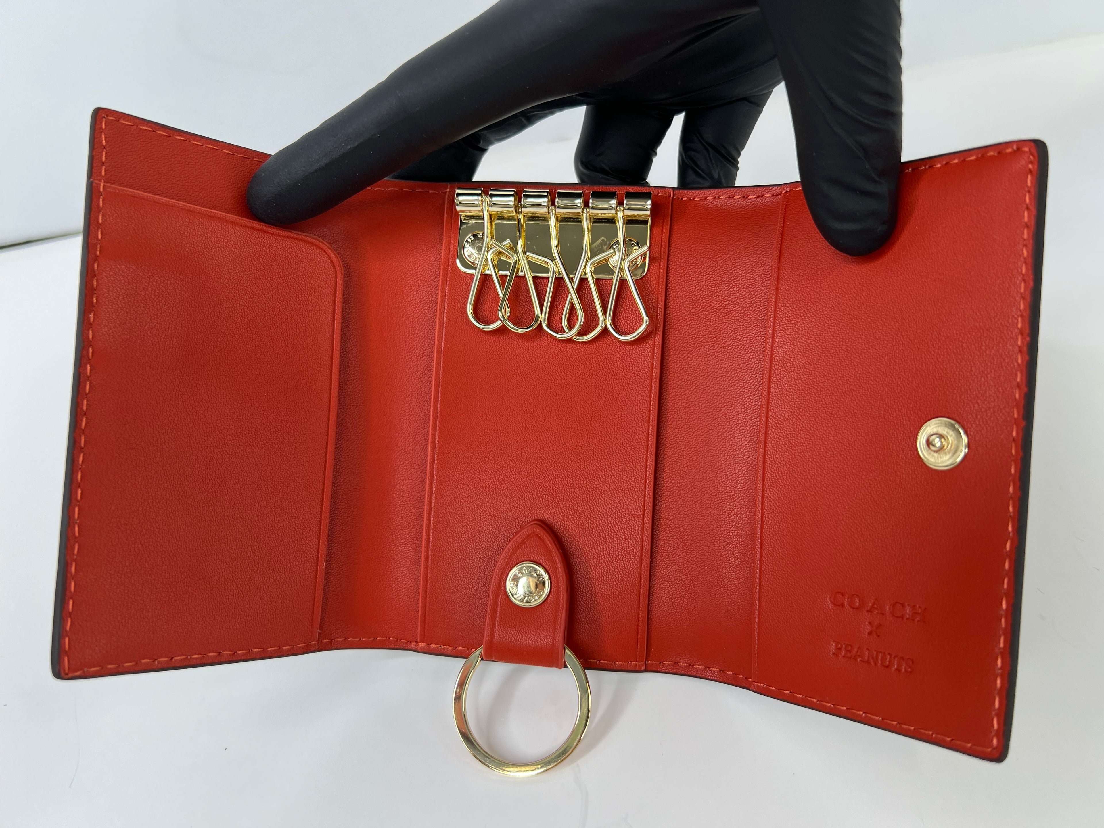Coach x Peanuts Signature 5-Ring Key Holder