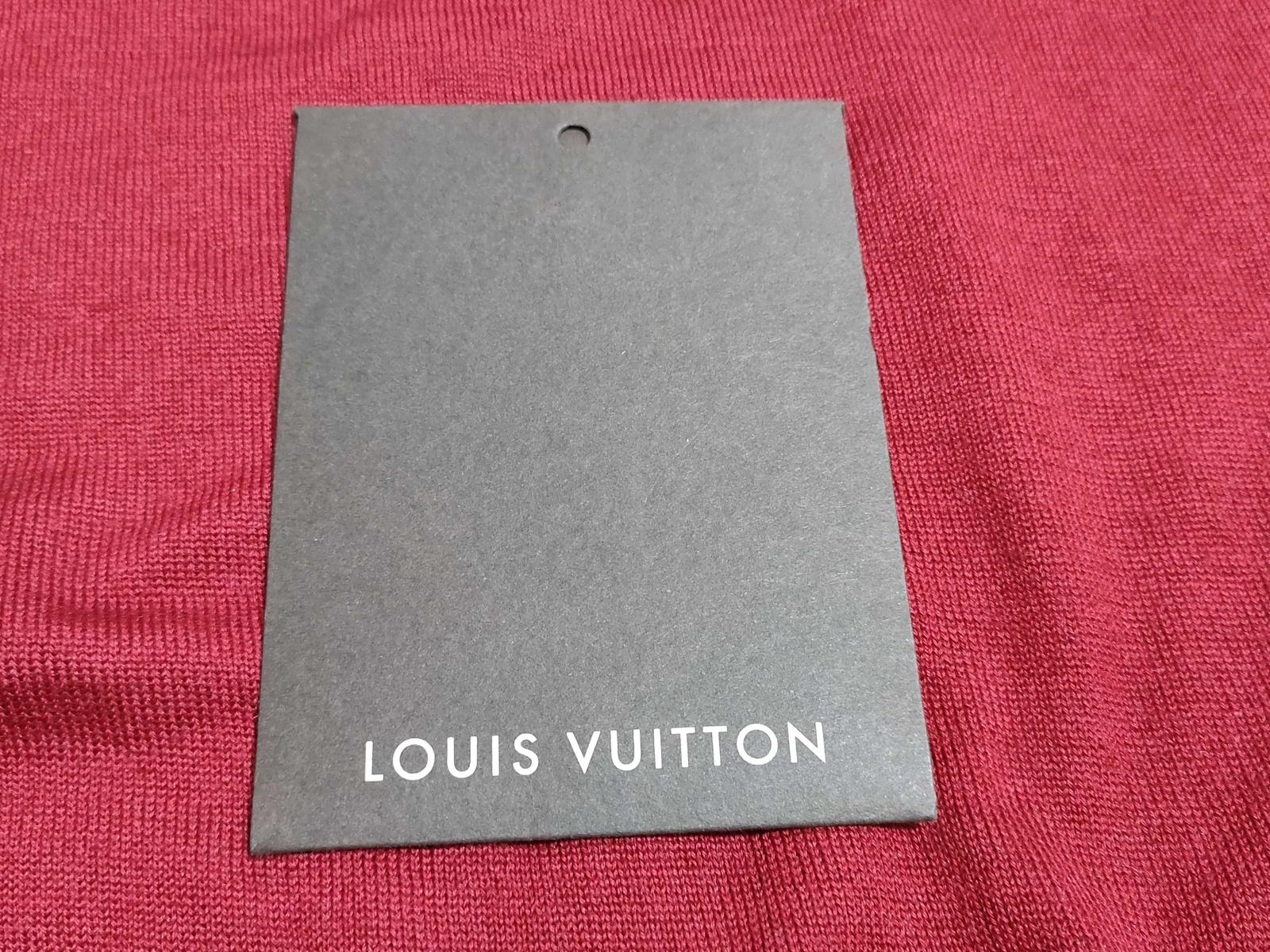 Louis Vuitton Paris Red Long Sleeve Polo