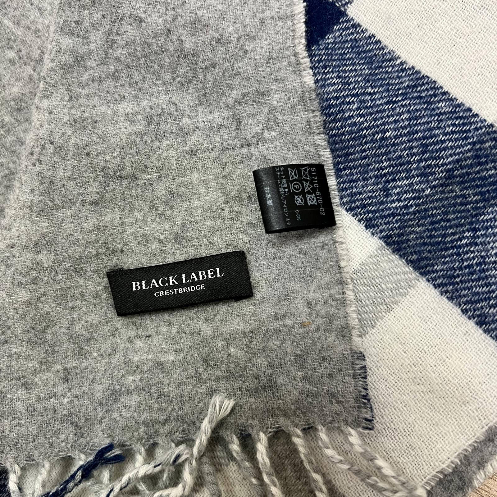 Vintage Crestbridge Black Label Scarf