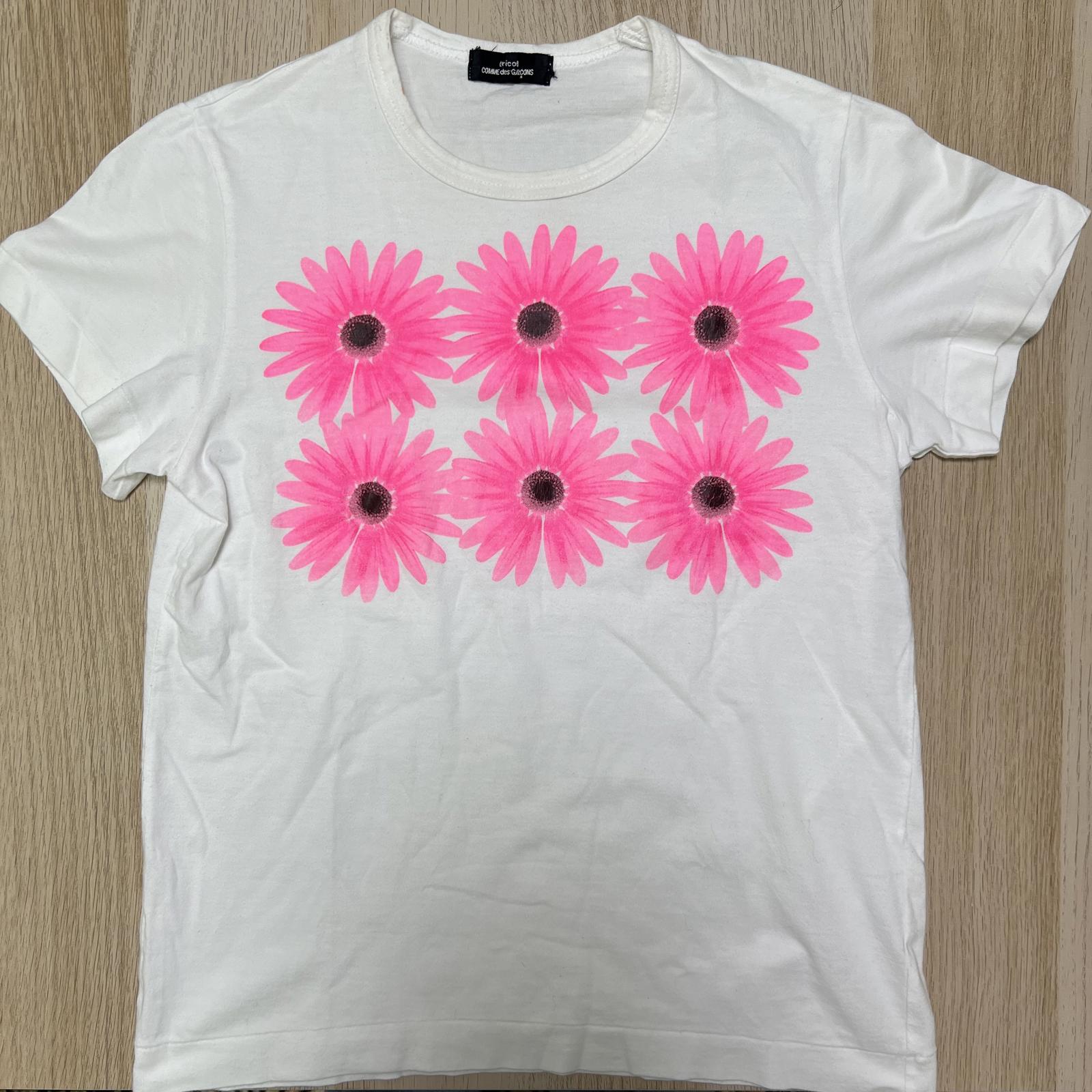 tricot COMME des GARCONS Vintage Flower T-shirt