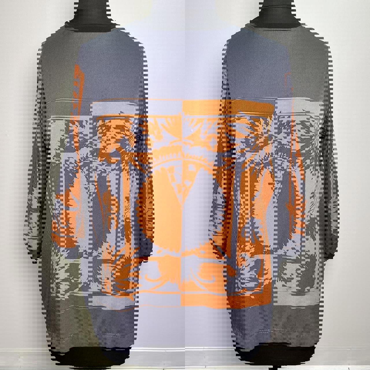 Vintage Orange and Grey Shirt