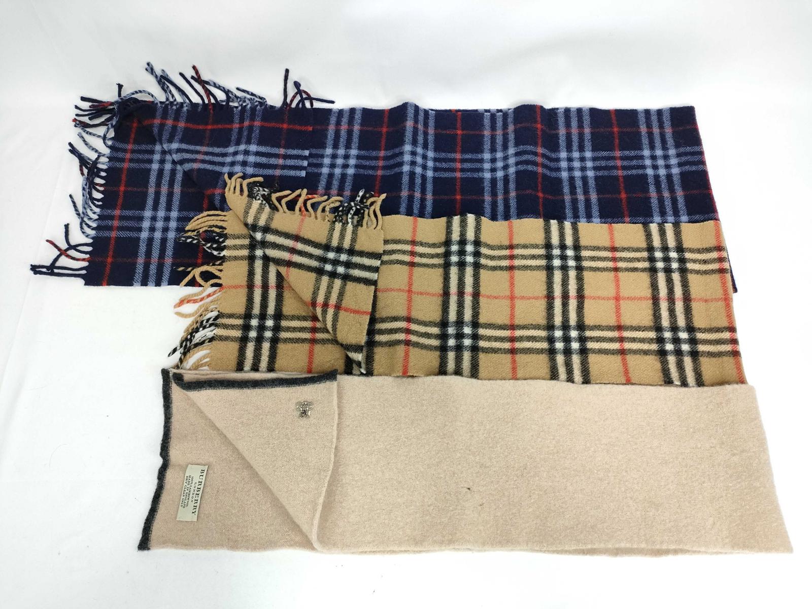 Vintage Burberry Scarf Bundle