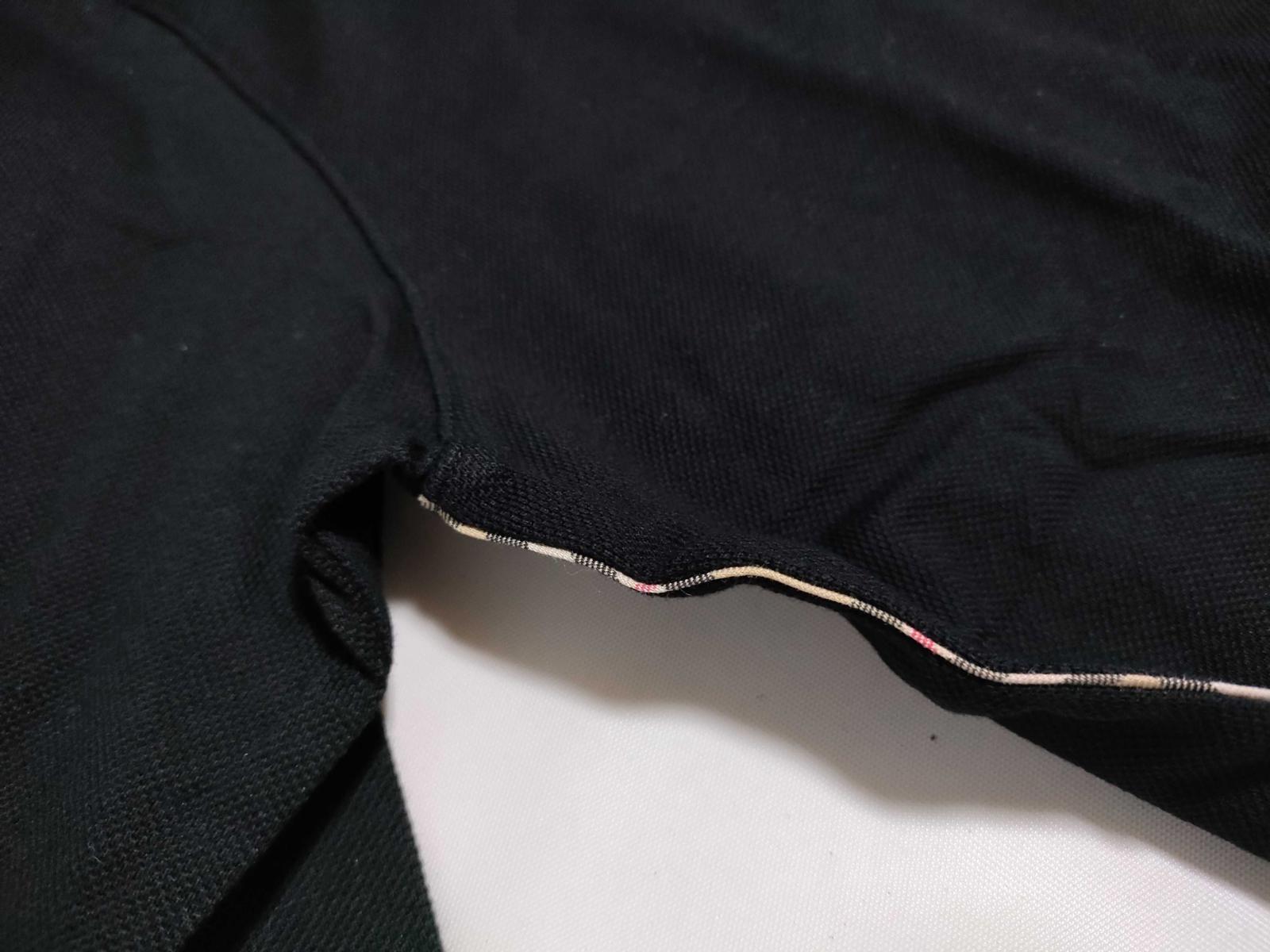 Burberry Golf Long Sleeve Black Polo