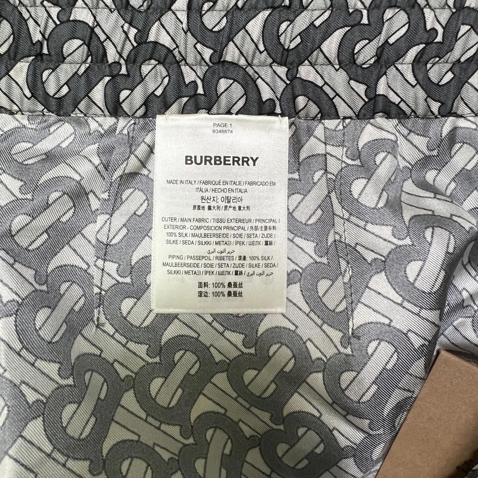 Burberry Monogram Silk Shorts