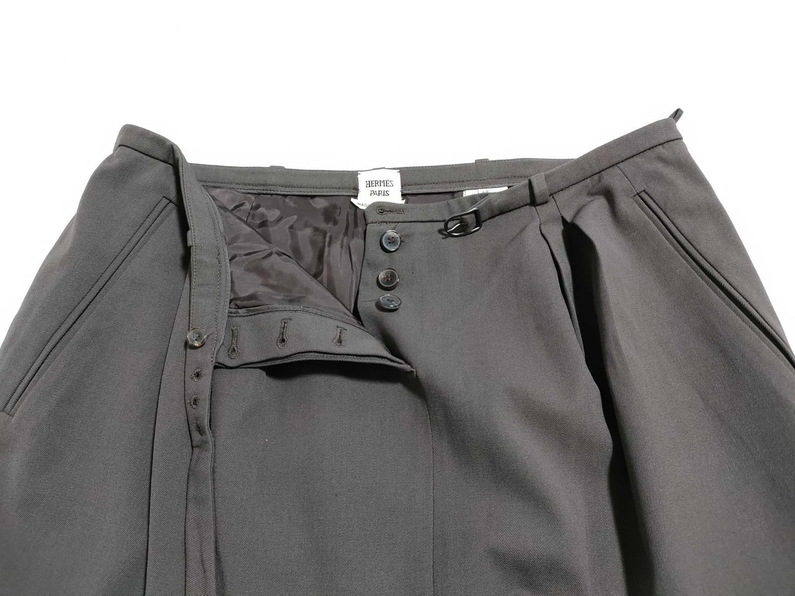 Hermes Black Skirt