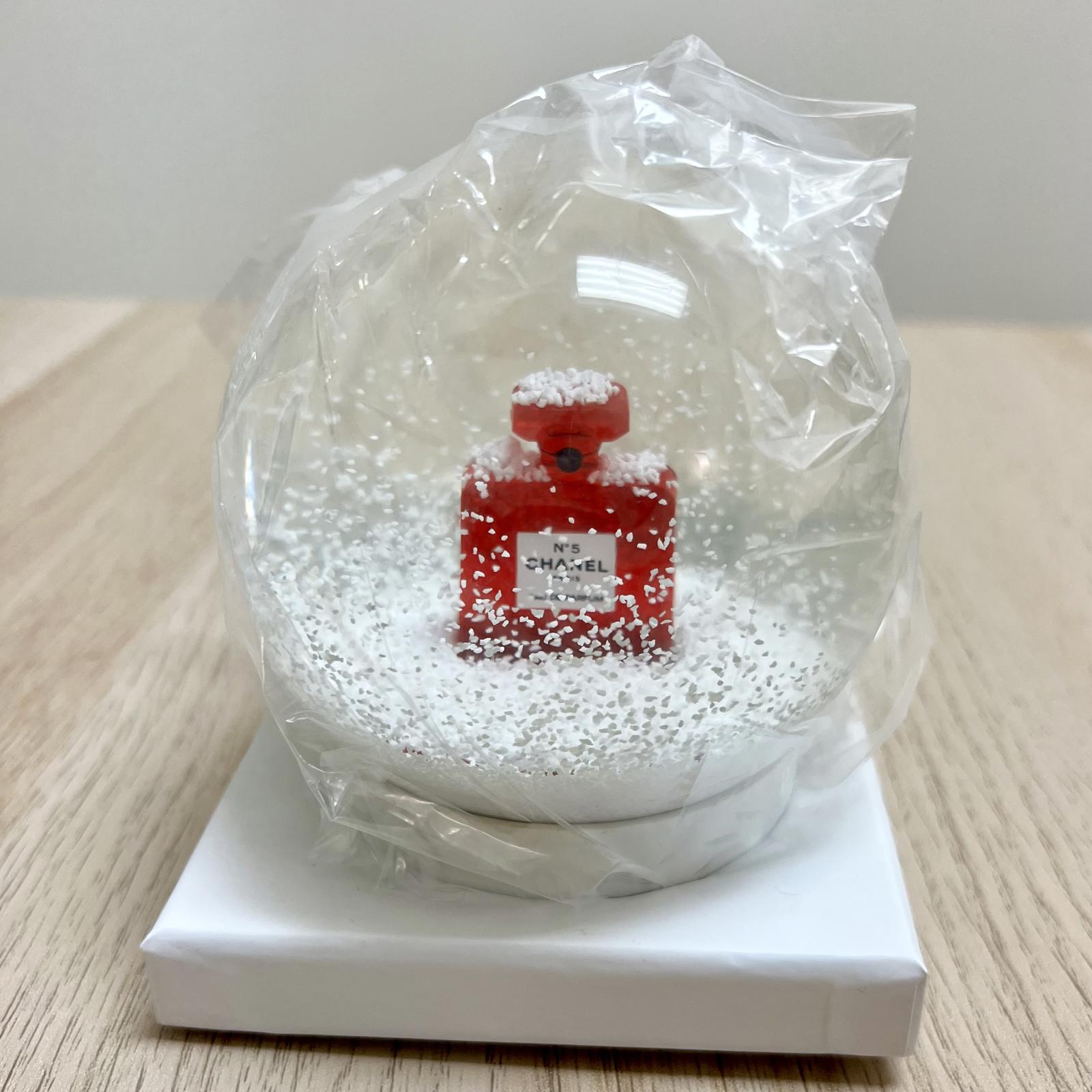 Chanel Red No. 5 Perfume Snow Globe