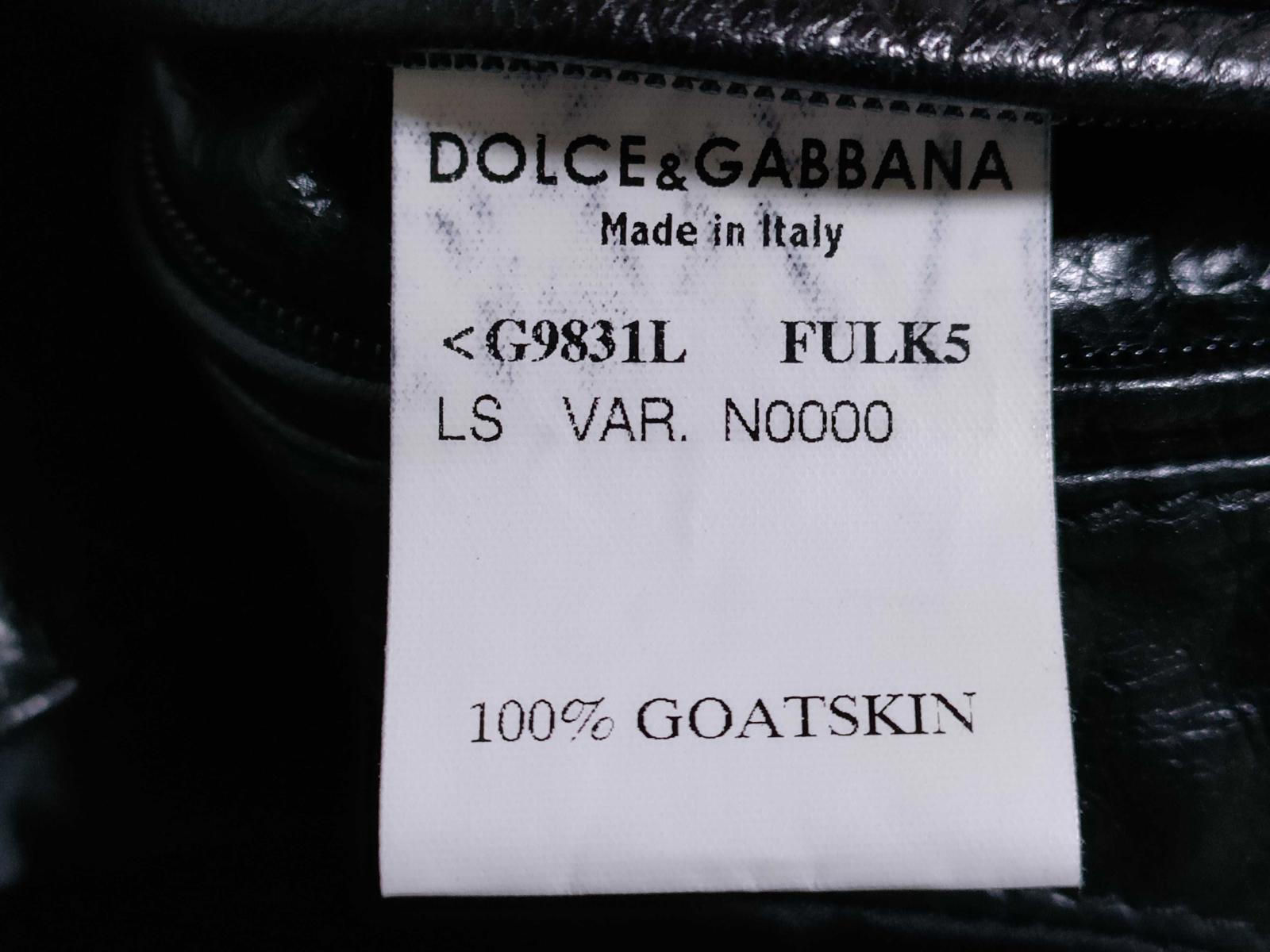 Vintage Dolce & Gabbana Leather Jacket