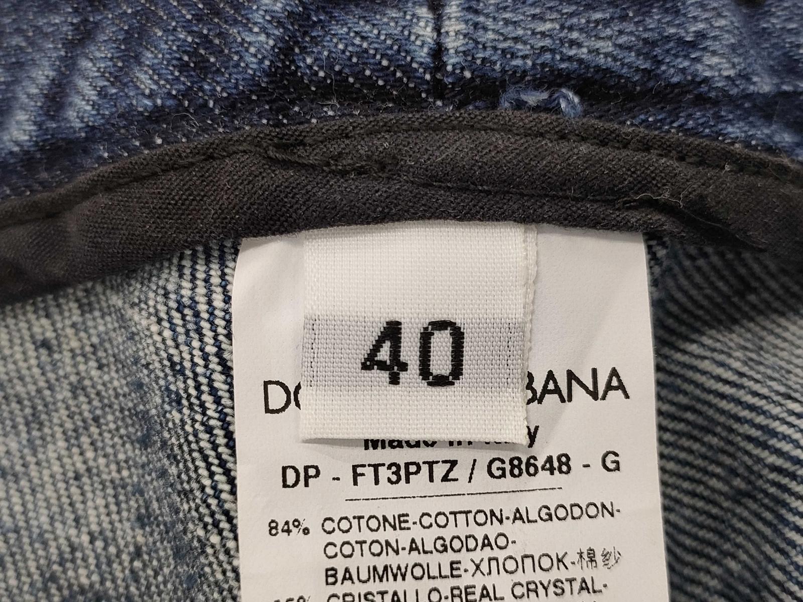 Dolce & Gabbana Jeweled Denim Jeans