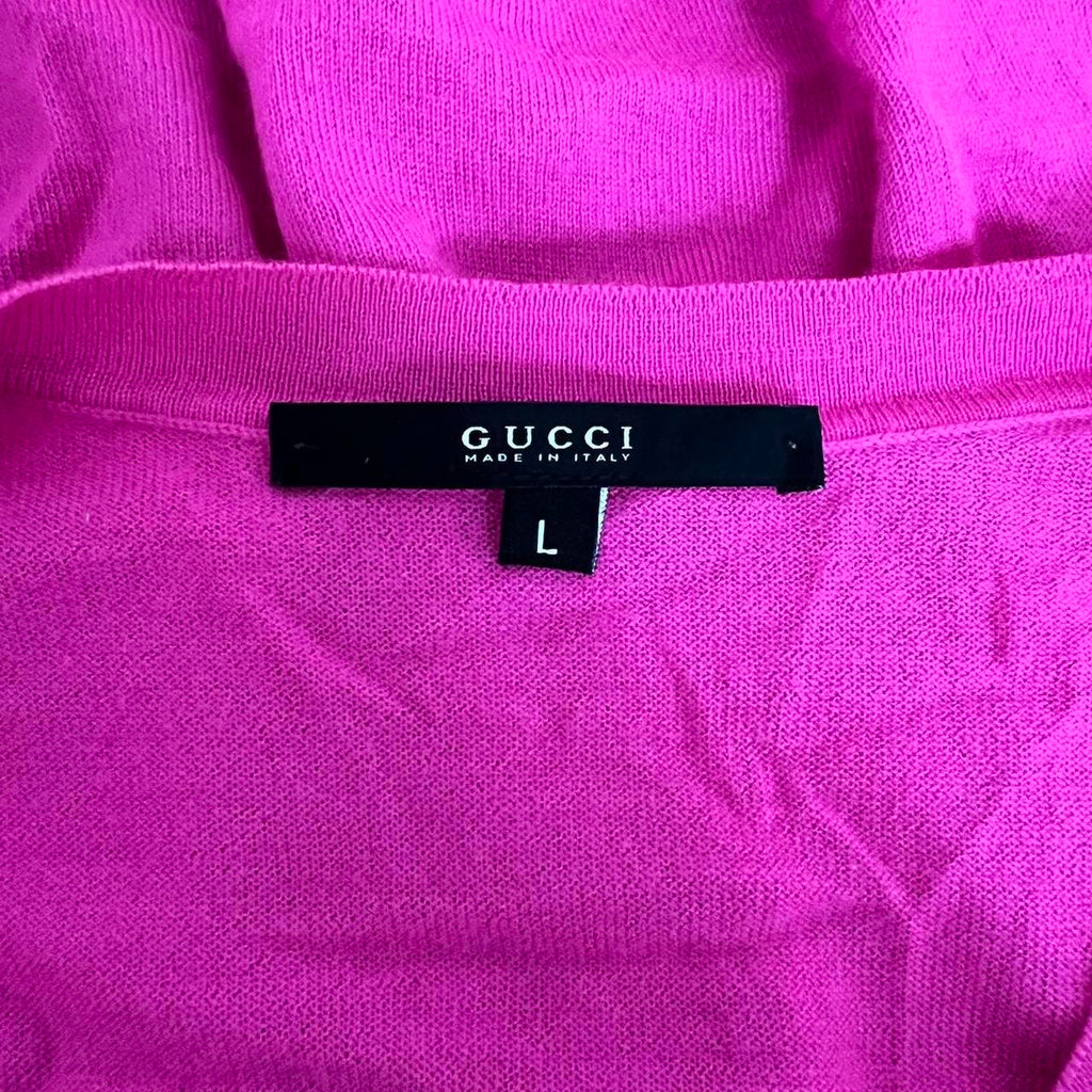 Gucci Pink Long Sleeve Top