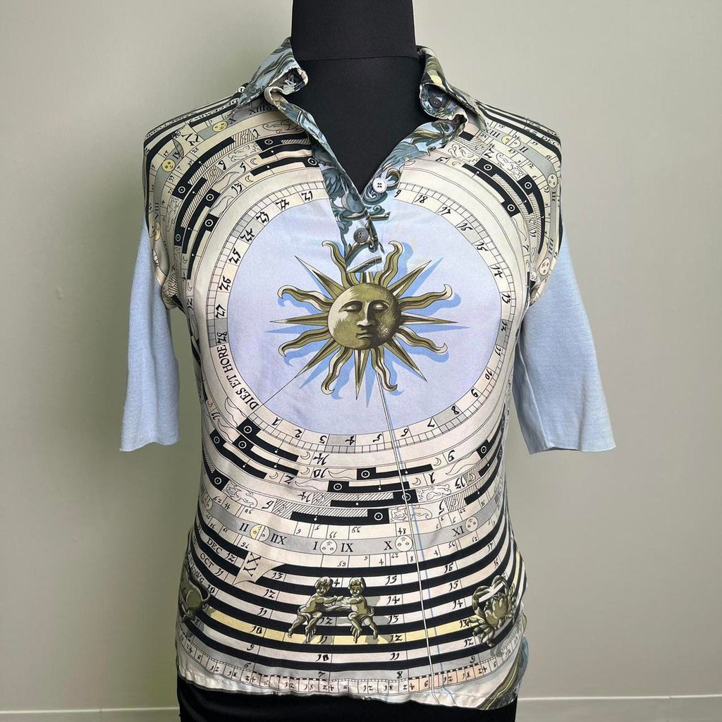 Hermes Silk Polo Shirt