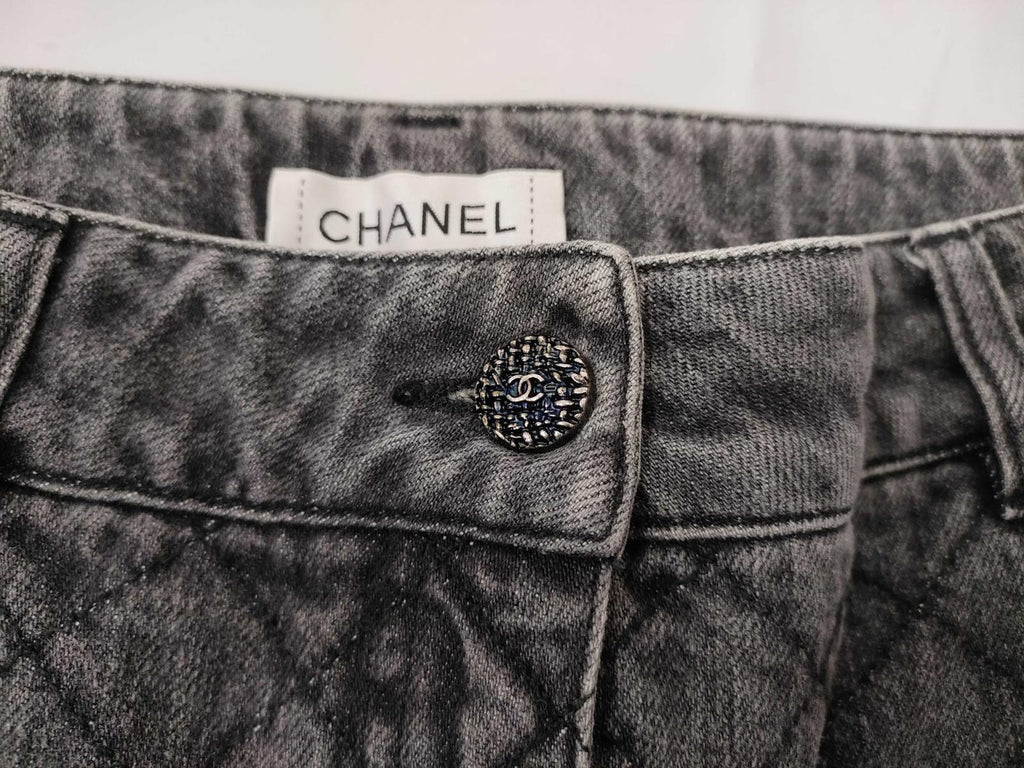 Chanel Matelasse Denim Jeans