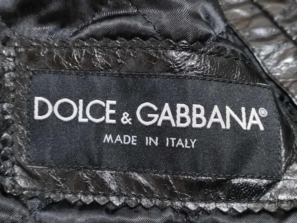 Vintage Dolce & Gabbana Leather Jacket