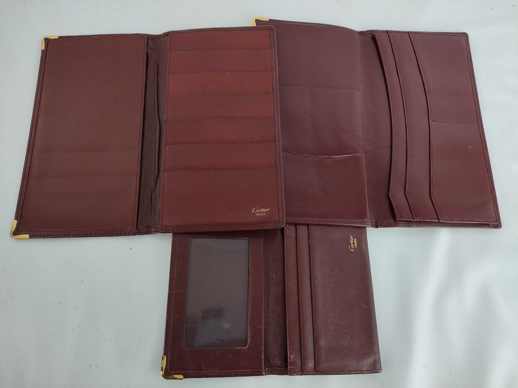 Cartier 4 Piece Wallet Set