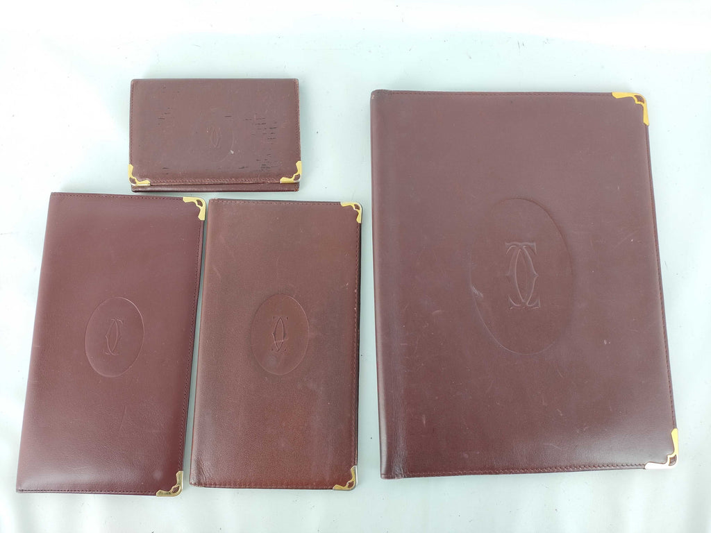 Cartier 4 Piece Wallet Set