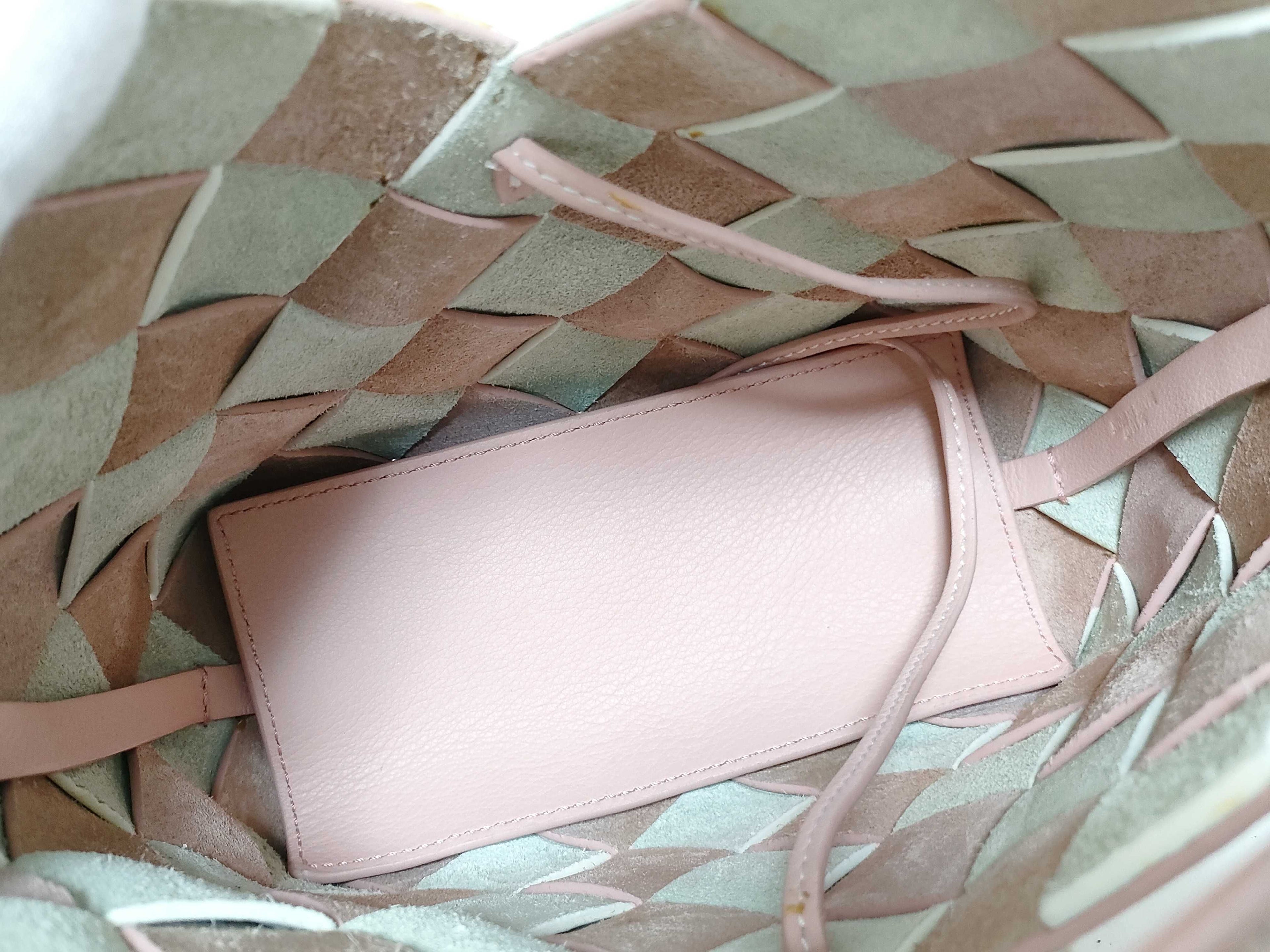 Loewe Woven Leather Handbag With Shoulder Strap