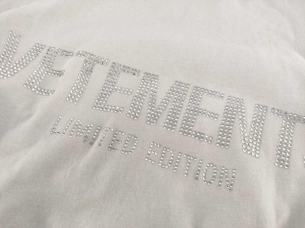 Vetements Rhinestone Oversized T-Shirt