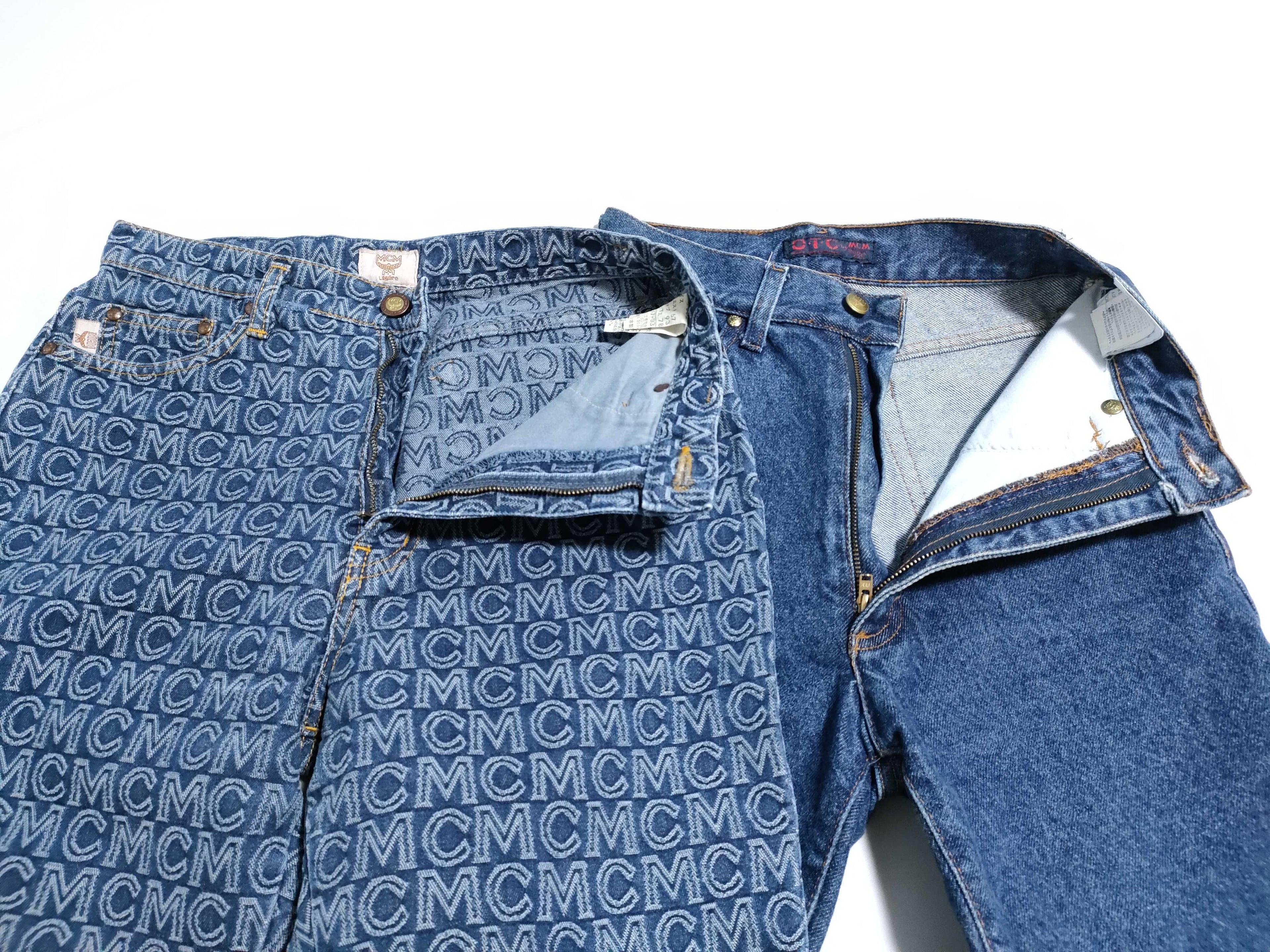 MCM Logo Denim Jeans - Two Pairs
