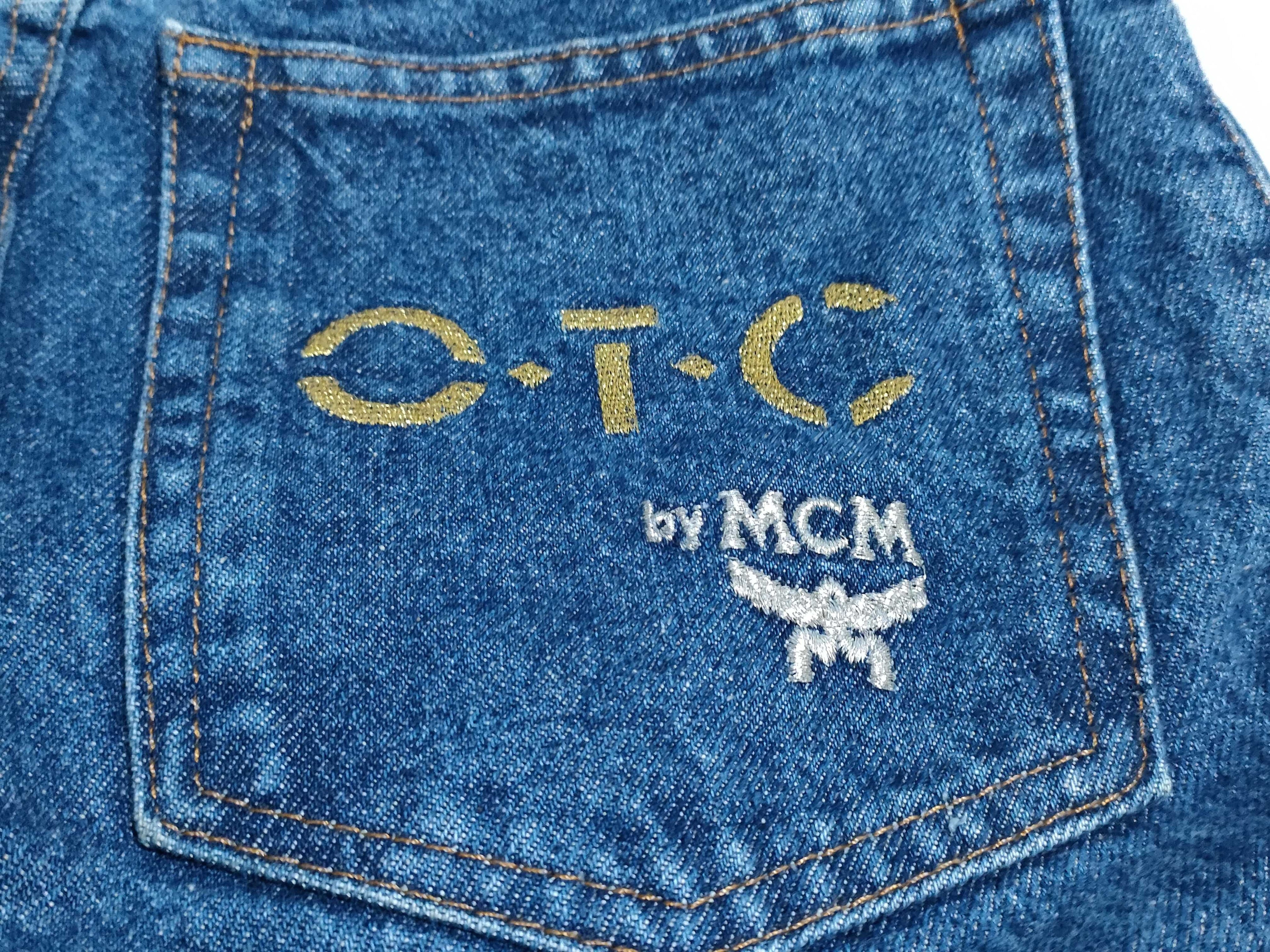 MCM Logo Denim Jeans - Two Pairs