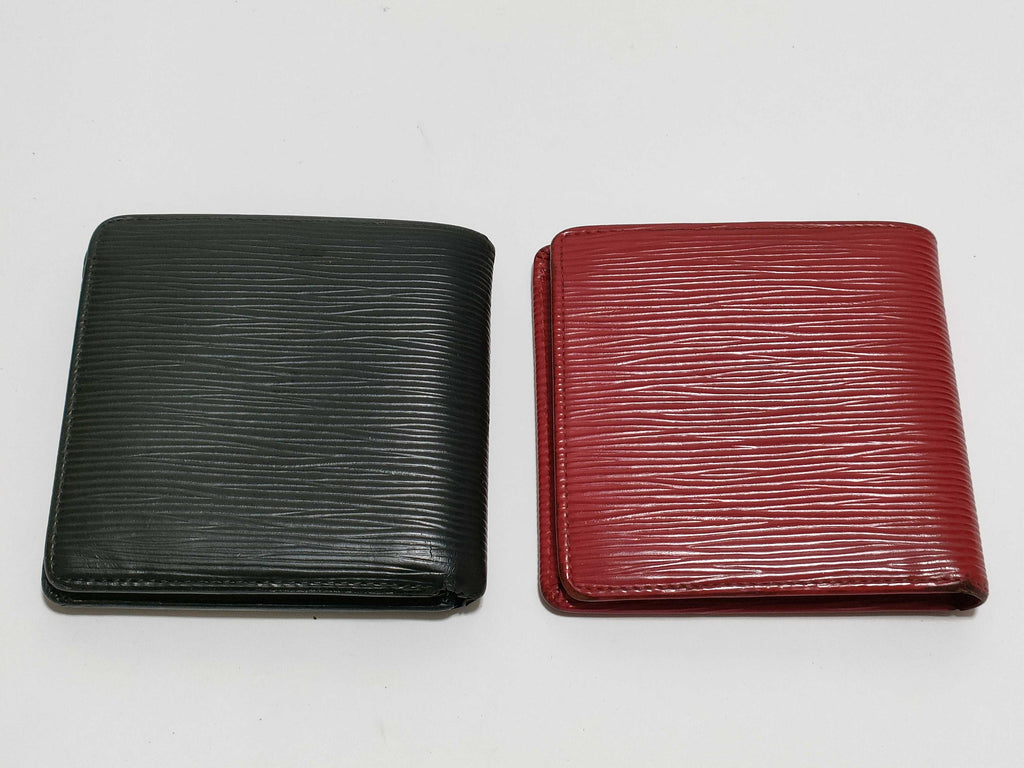 Two Louis Vuitton Epi Wallets