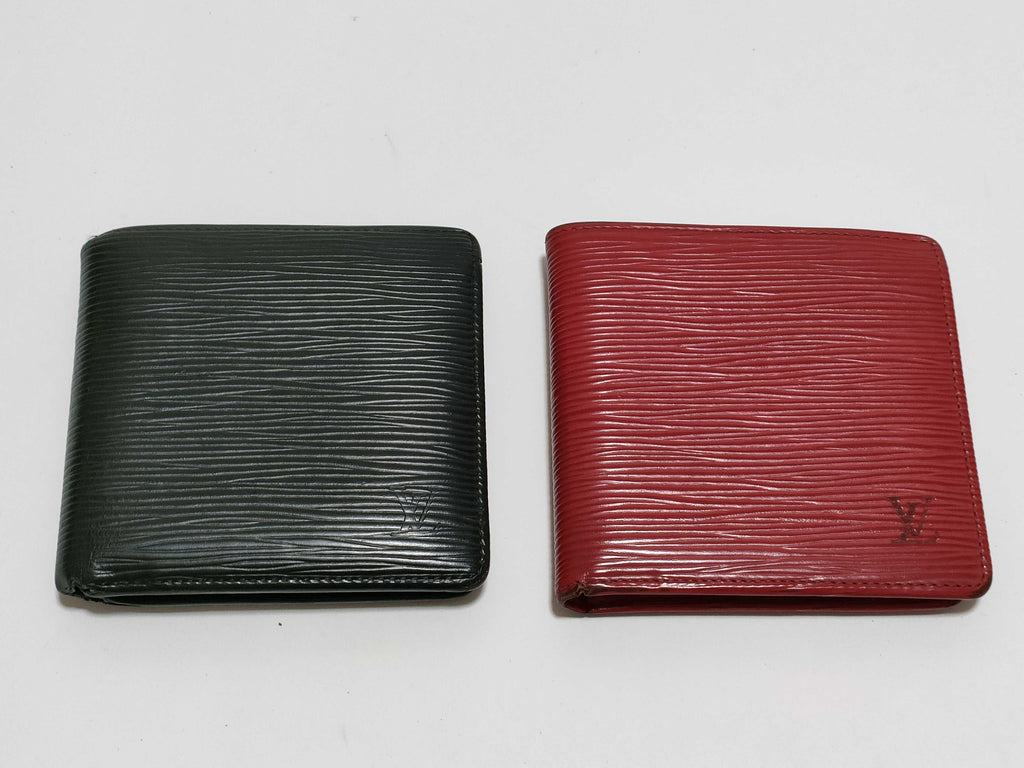 Two Louis Vuitton Epi Wallets