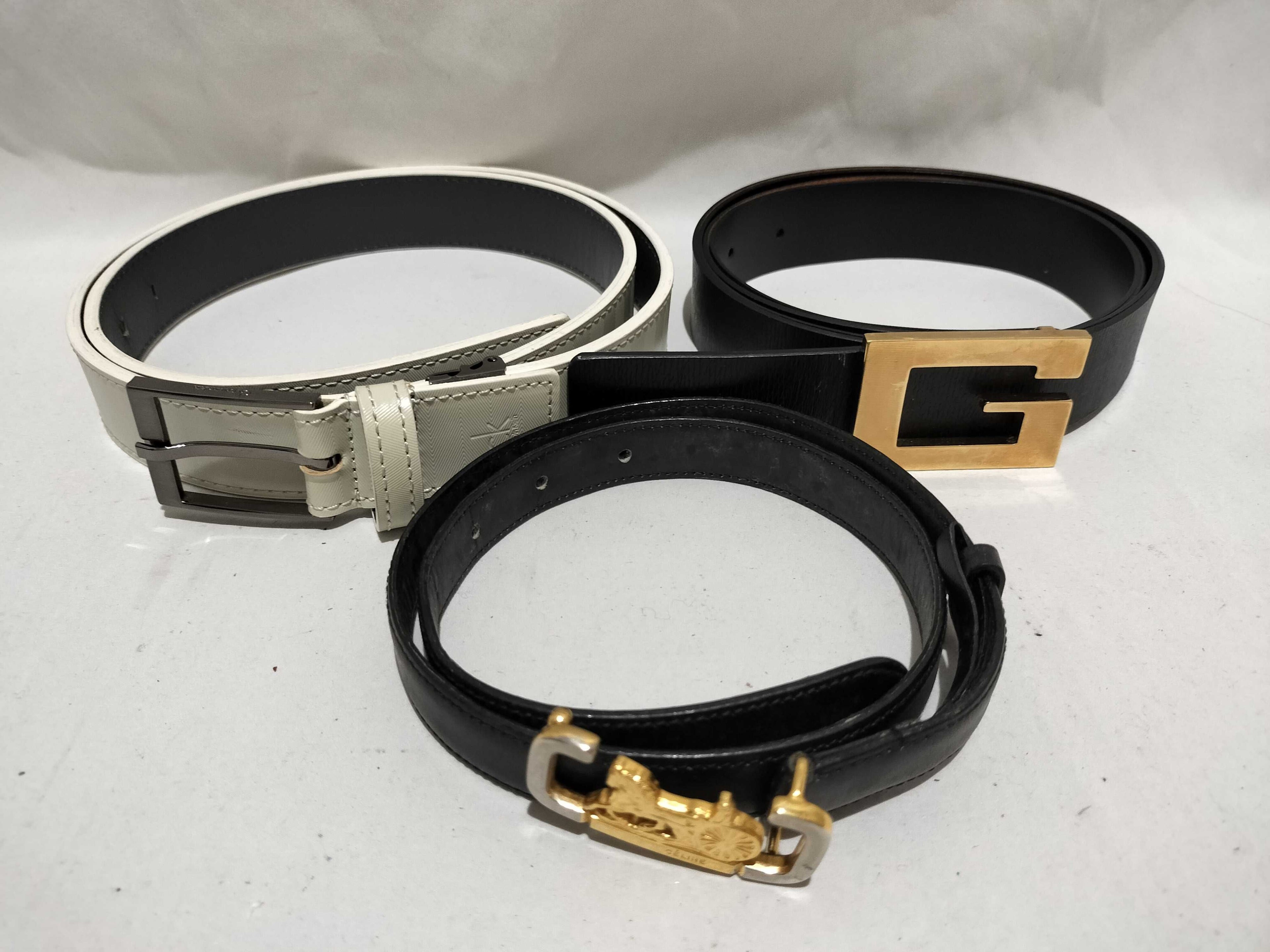 Gucci x Celine Belt Collection – Set of 3 Designer Belts