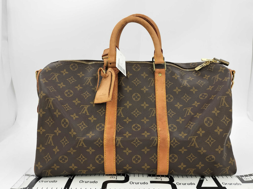Louis Vuitton Monogram 45 Duffel Bag With Shoulder Strap