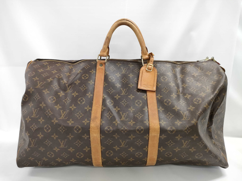 Louis Vuitton Monogram Keepall 60 Duffel Bag With Shoulder Strap (M41412)