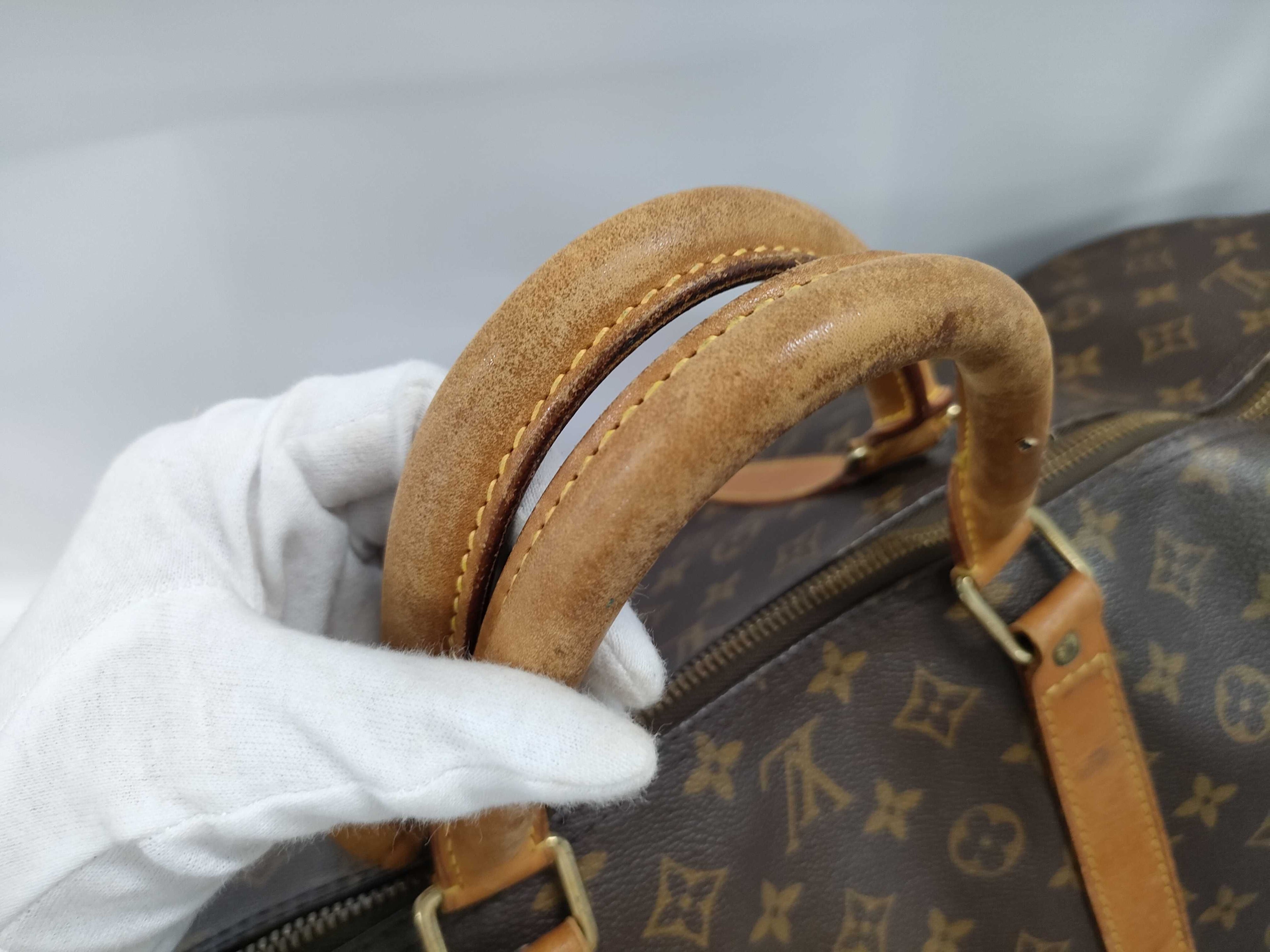 Louis Vuitton Monogram Keepall 60 Duffel Bag With Shoulder Strap (M41412)