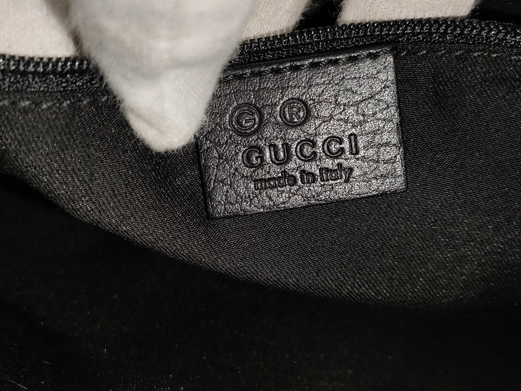 Gucci GG Nylon & Leather Tote Bag