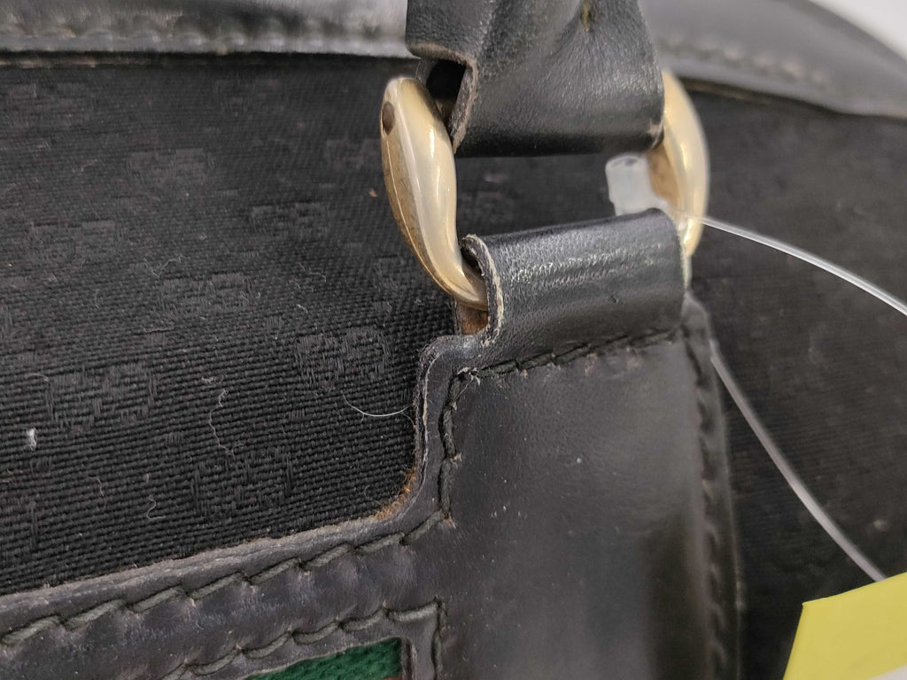 Gucci Vintage GG Canvas Duffle Bag
