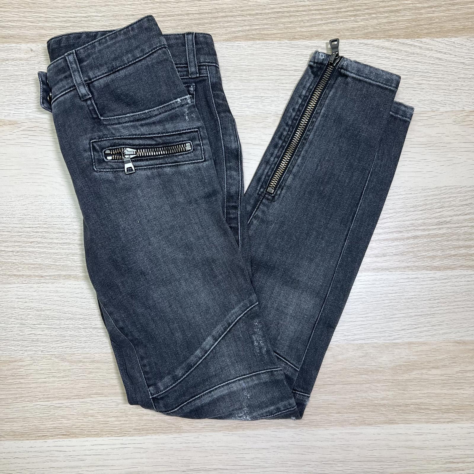 Balmain Moto Skinny Jeans