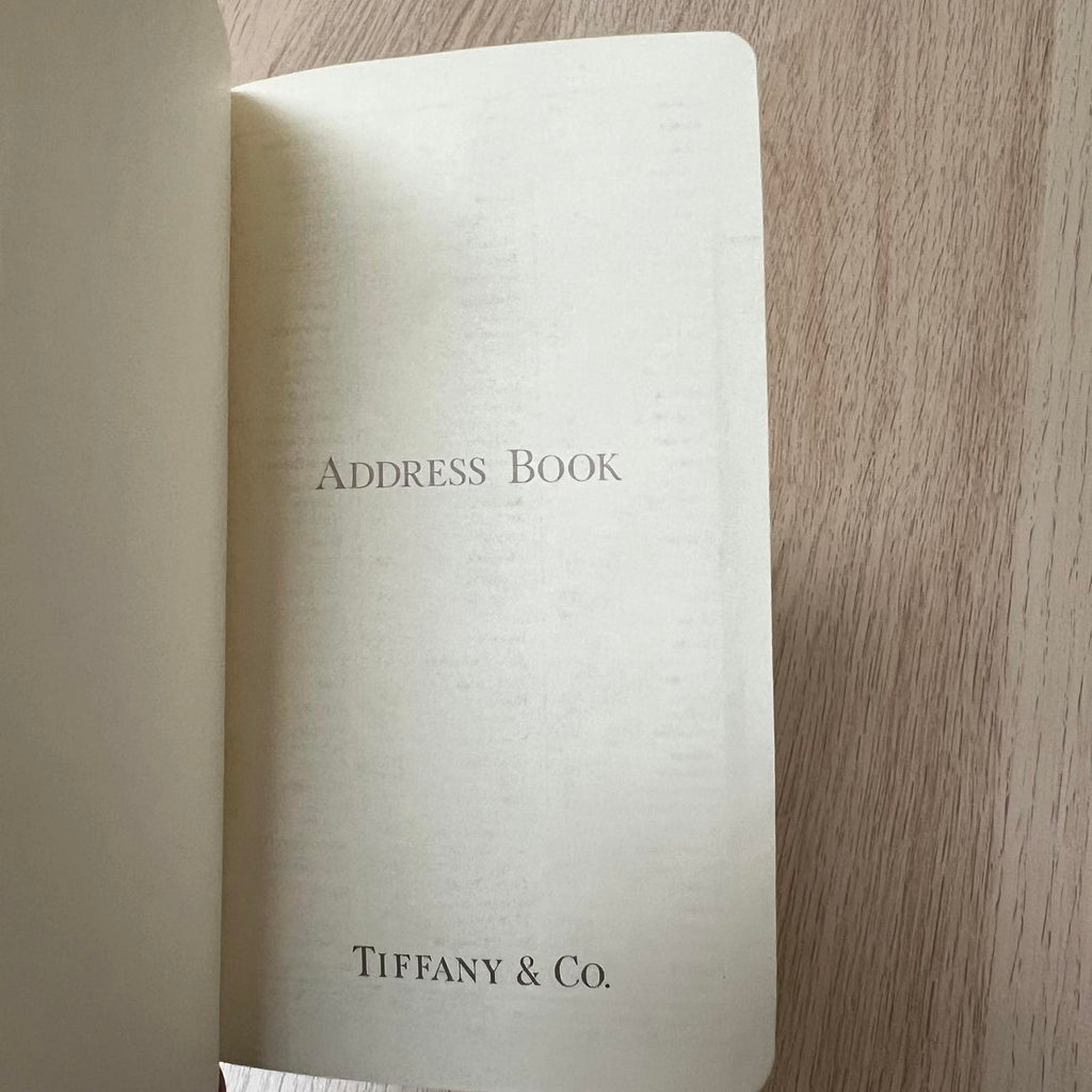 Vintage Tiffany & Co. Leather Address Book