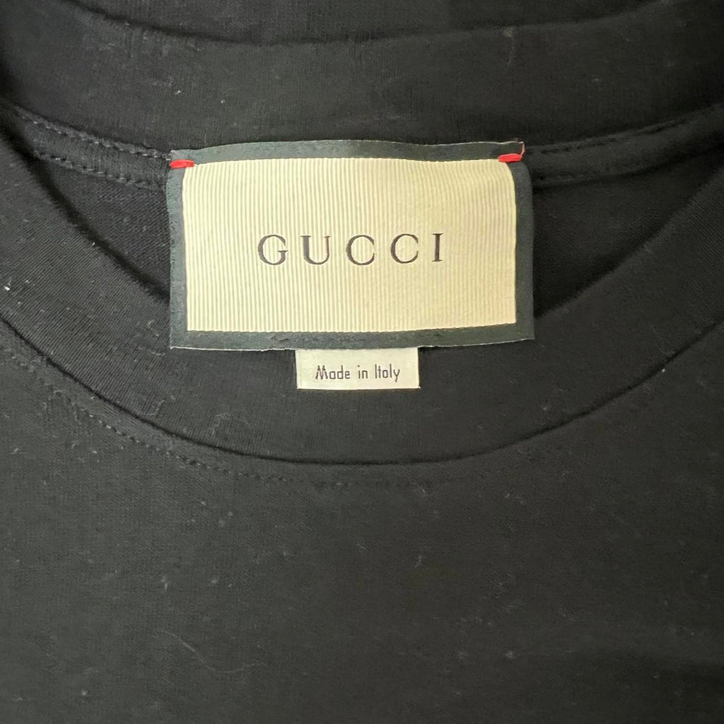 Gucci Hawaii Black Glitter T-shirt