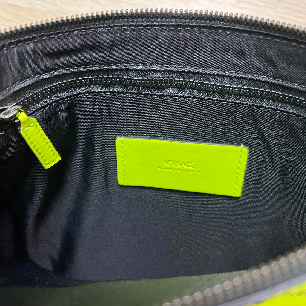 Versace Medusa Leather Clutch Bag