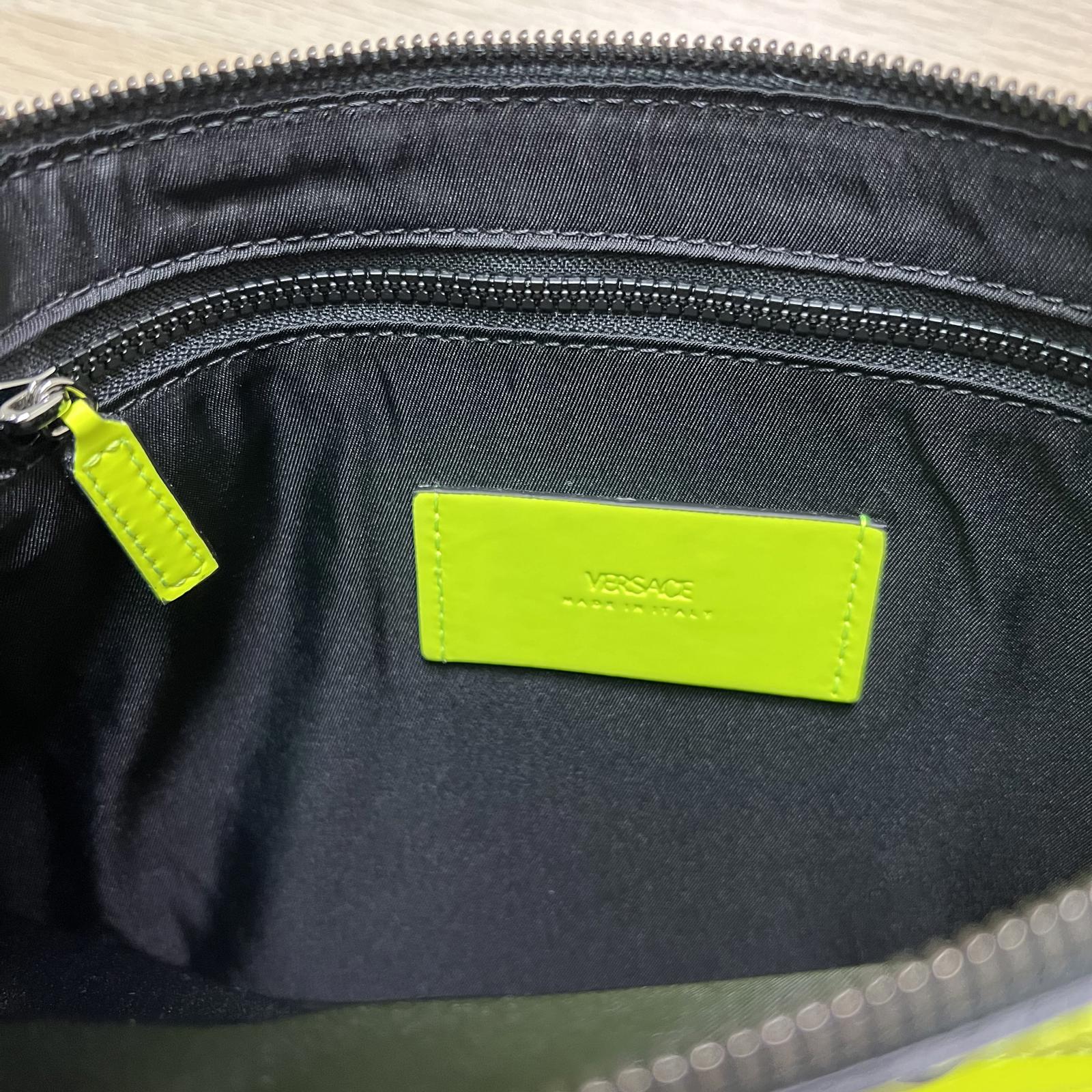 Versace Medusa Leather Clutch Bag