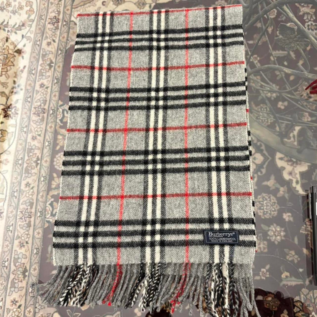 Burberry 100% Lambswool Noa Check Scarf