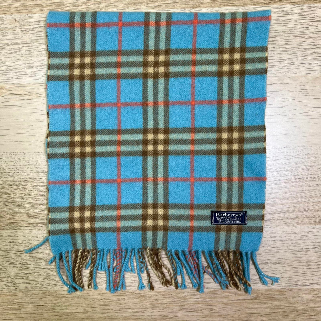 Vintage Burberrys 100% Cashmere Scarf