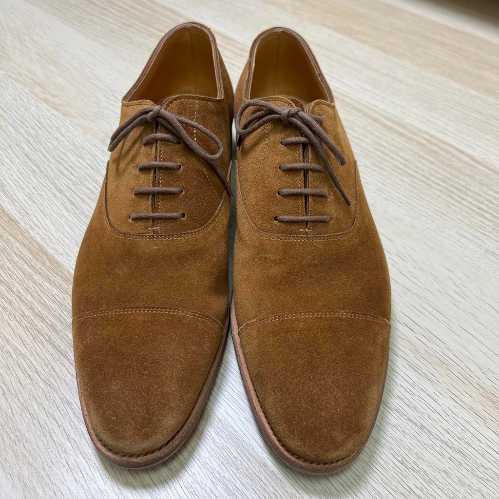 John Lobb Suede Oxford Shoes