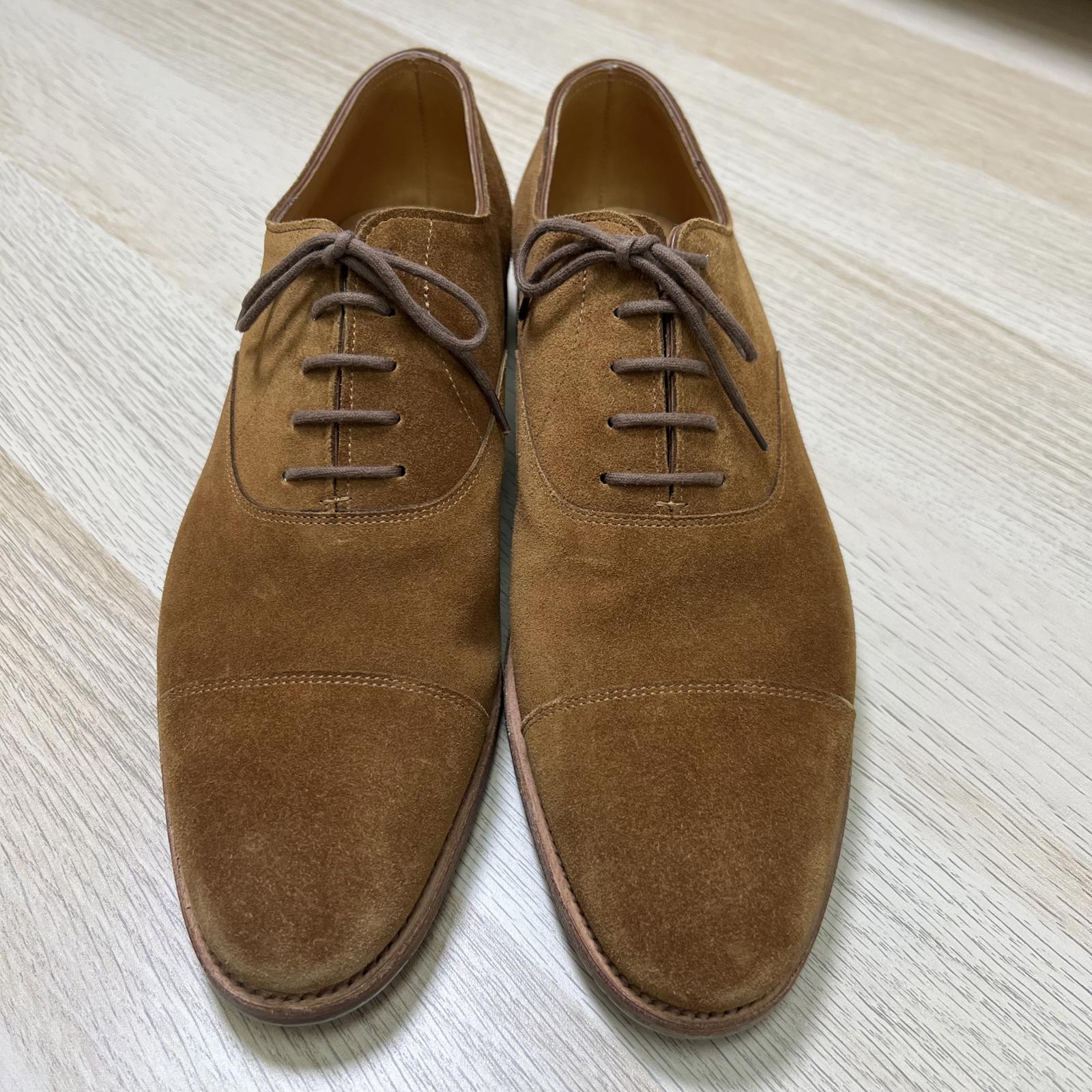 John Lobb Suede Oxford Shoes