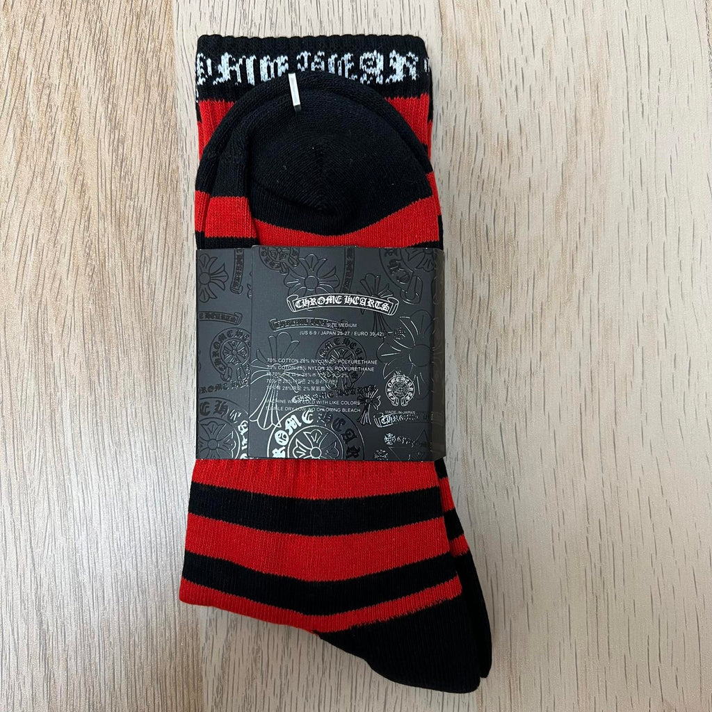 Chrome Hearts Striped Socks