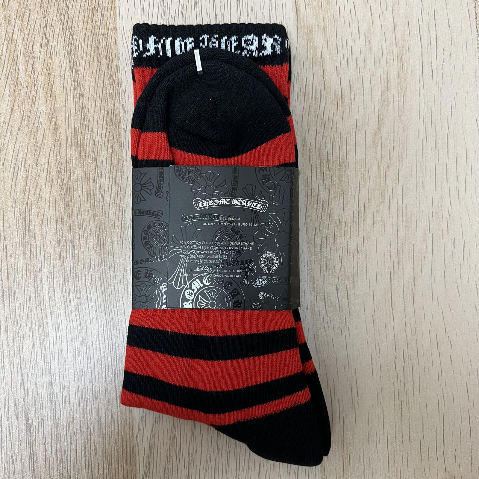Chrome Hearts Striped Socks