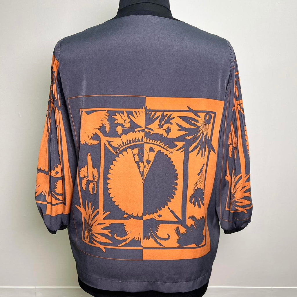 Vintage Orange and Grey Shirt