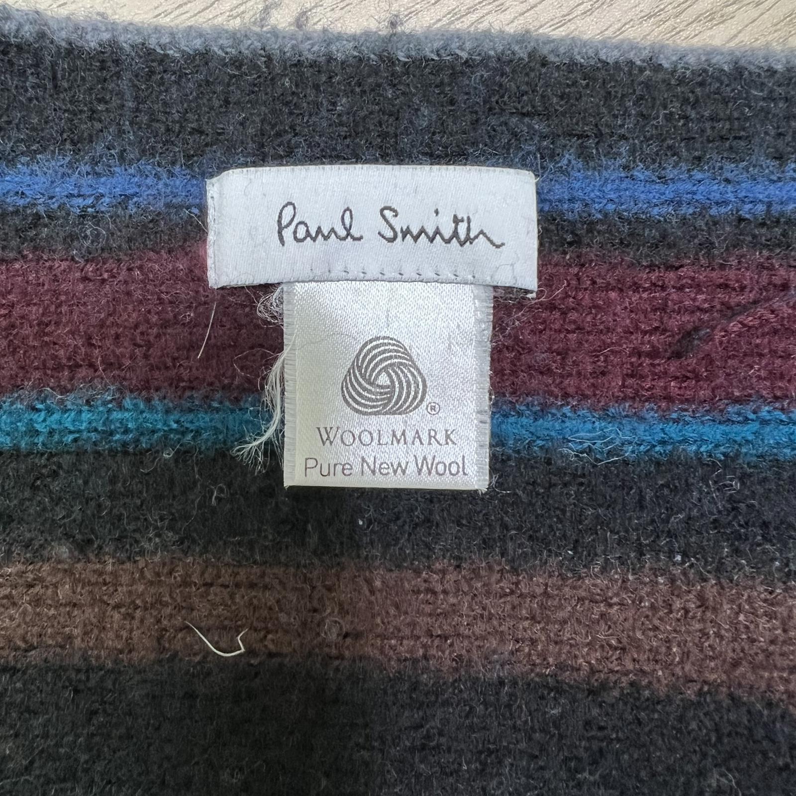 Vintage Paul Smith 100% Wool Scarf
