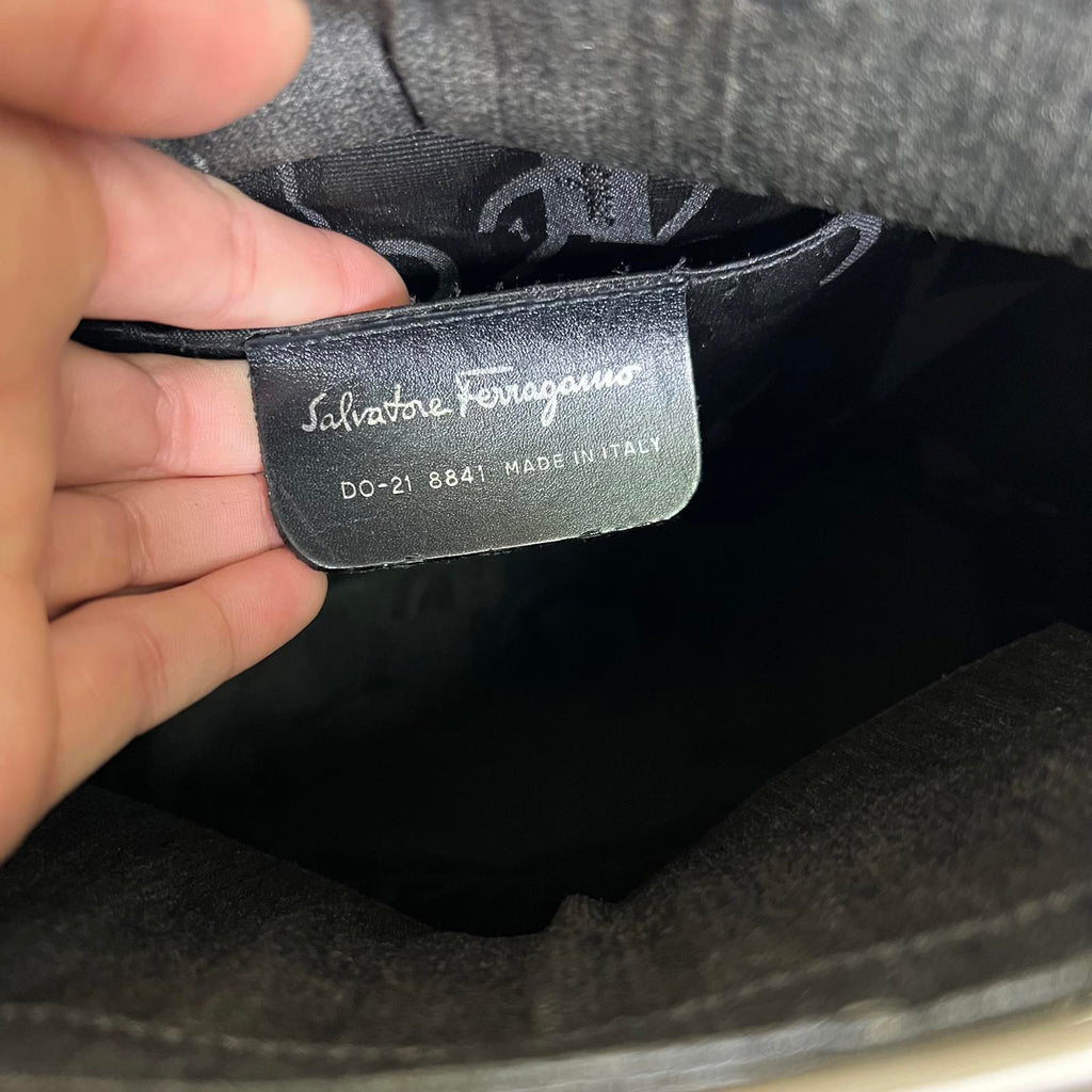 Vintage Salvatore Ferragamo Metal Cage Bag