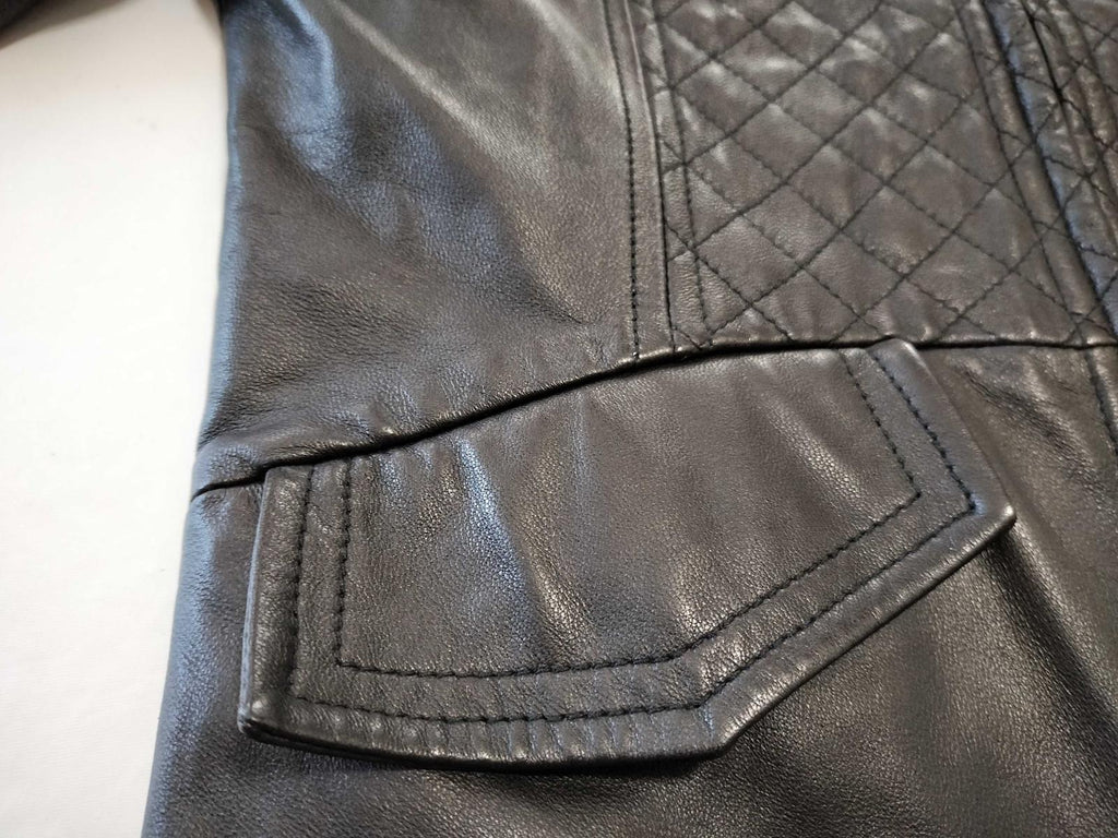Balmain Quilted Leather Jacket