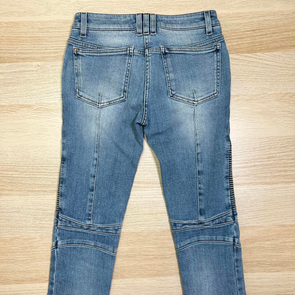 Balmain Moto Skinny Jeans